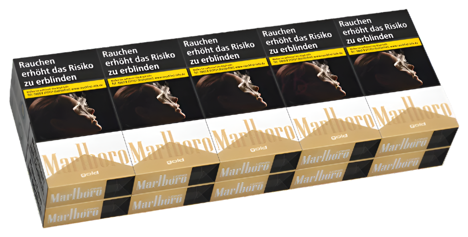 Marlboro Zigaretten Gold Long 100 - 10 Packungen
