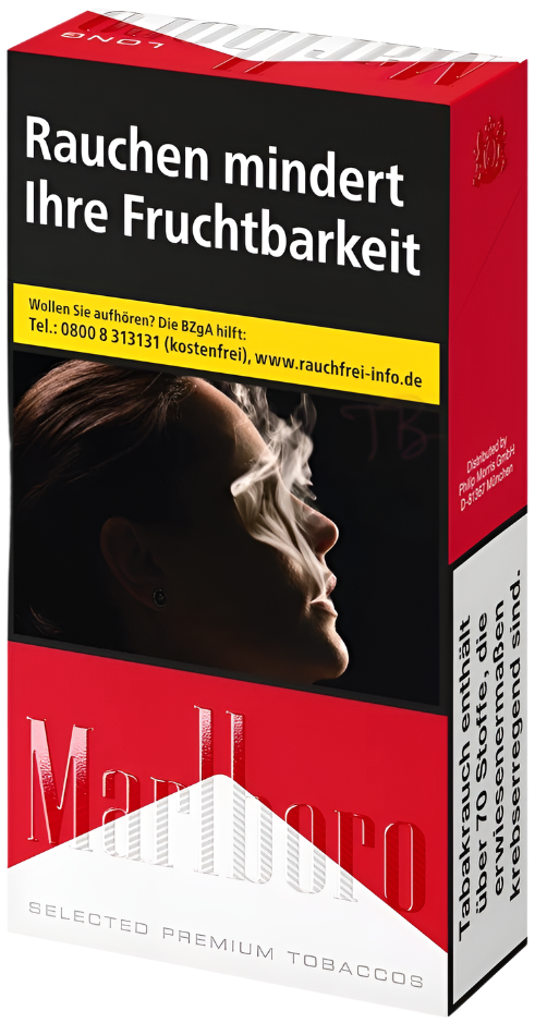 Marlboro Zigaretten Red Long 100 - 10 Packungen