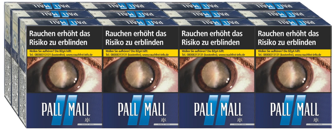 Pall Mall Zigaretten Blue XL - 12 Packungen
