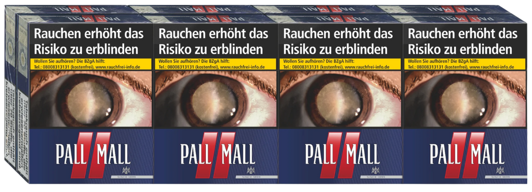 Pall Mall Zigaretten Red 2XL - 8 Packungen