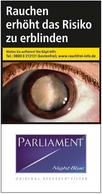 Parliament Zigaretten Night Blue - 10 Packungen