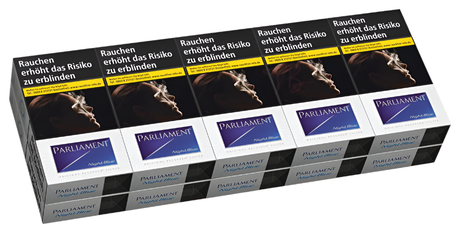 Parliament Zigaretten Night Blue - 10 Packungen
