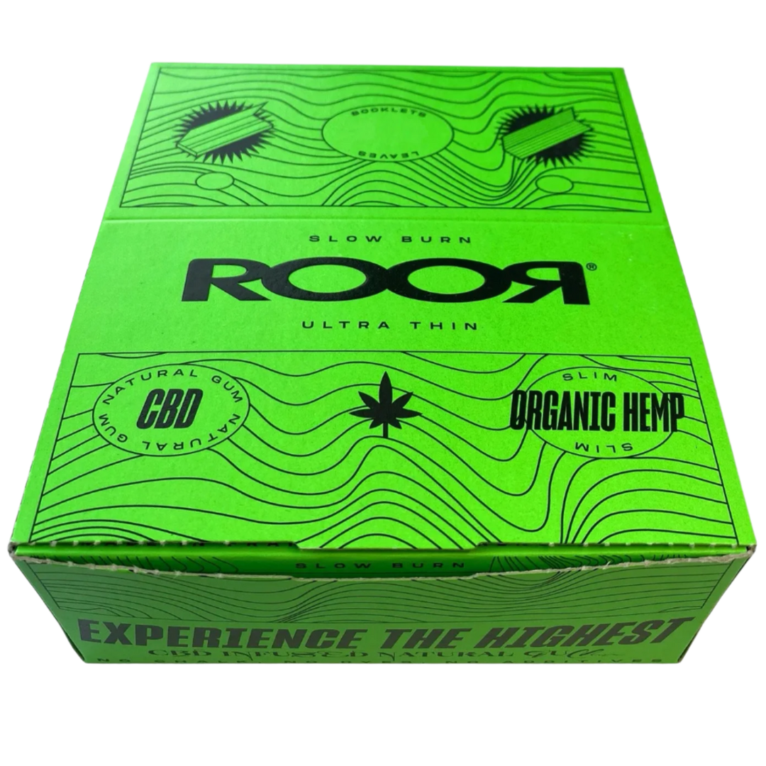 ROOR Organic Hemp Slim Long Papers + Tips 32