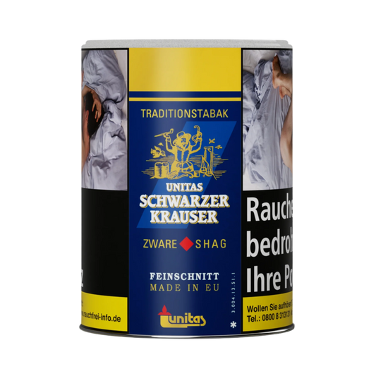 Unitas Schwarzer Krauser Zware Shag Dose