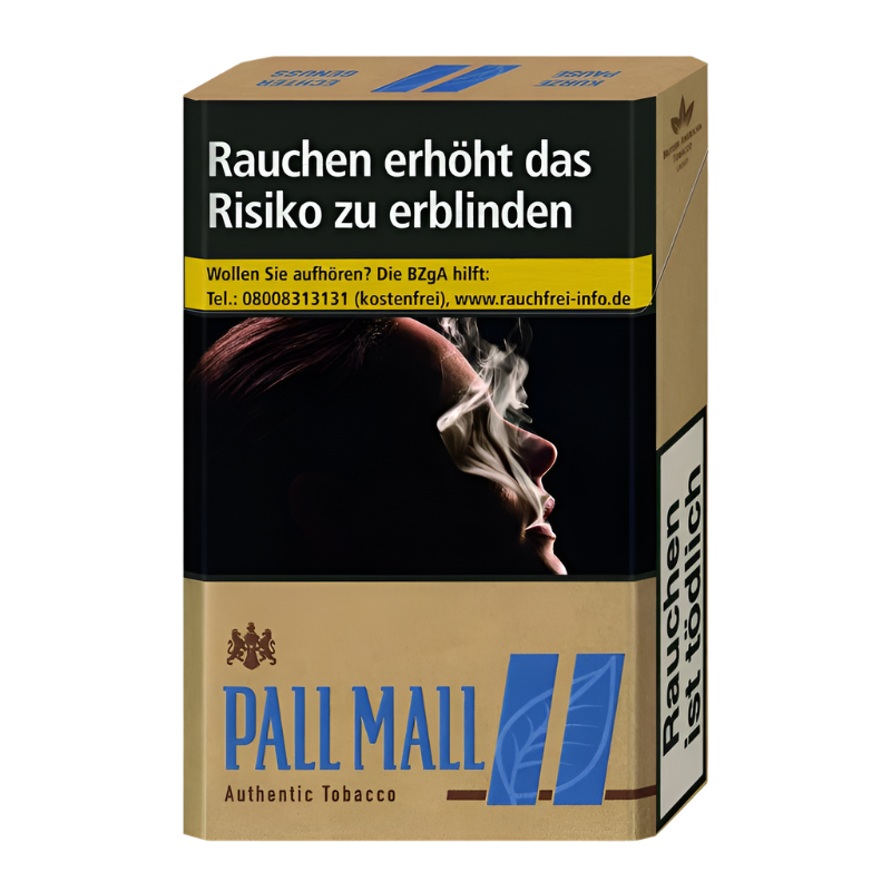 Pall Mall Zigaretten Authentic Blue L - 10 Packungen