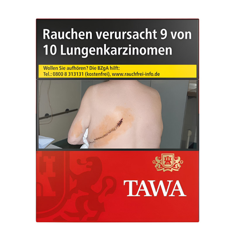 Tawa Zigaretten Red XL - 8 Packungen