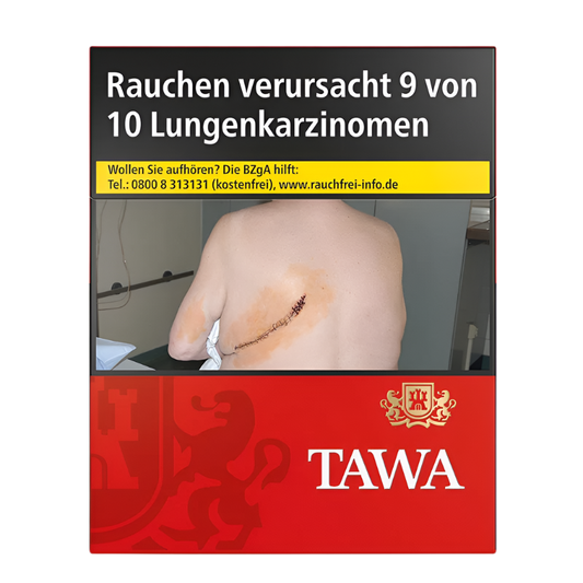 Tawa Zigaretten Red XL - 8 Packungen