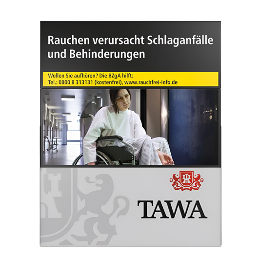 Tawa Zigaretten Silver XL - 8 Packungen