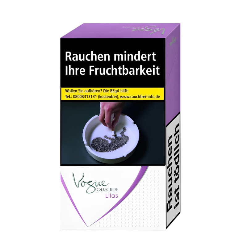 Vogue Zigaretten Caractere Lila - 10 Packungen