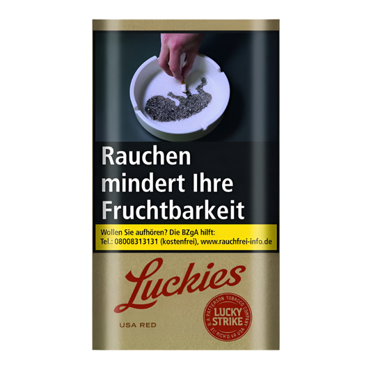 Lucky Strike Drehtabak Authentic Red - 6 Packungen