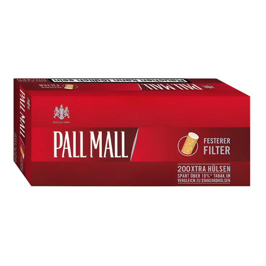 Pall Mall Filterhülsen Red XTRA - 5 Packungen