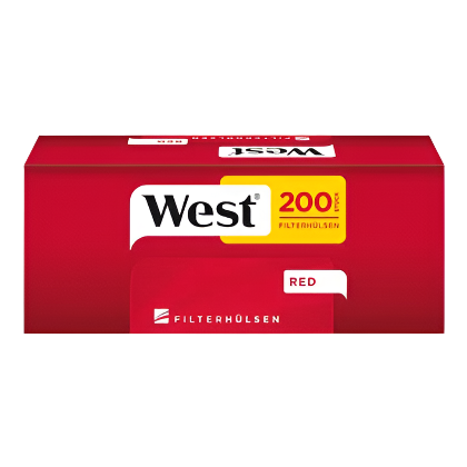 West Filterhülsen Red King Size - 5 Packungen