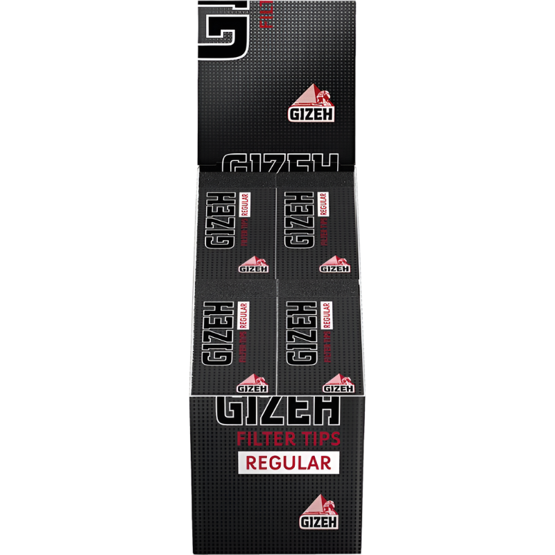 Gizeh Black Filter Tips Regular - 24 Packungen