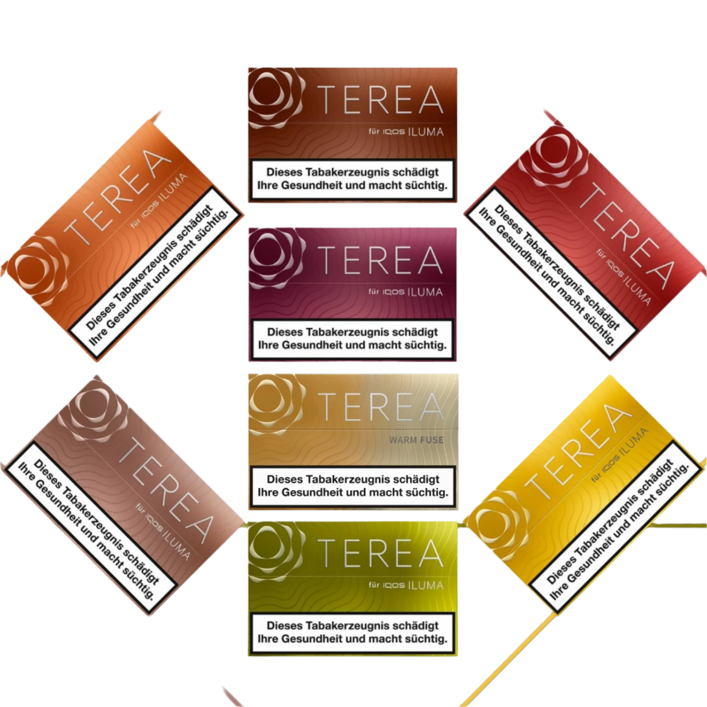 IQOS TEREA Tabaksticks Probierpaket - 8 Packungen