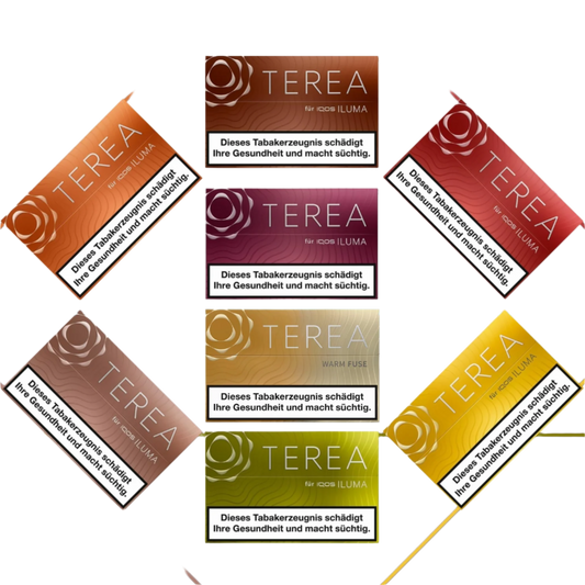 IQOS TEREA Tabaksticks Probierpaket - 8 Packungen