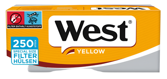 West Filterhülsen Yellow Special Size - 4 Packungen