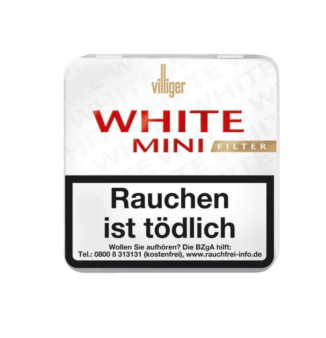 Villiger White Mini Filter - 5 Packungen